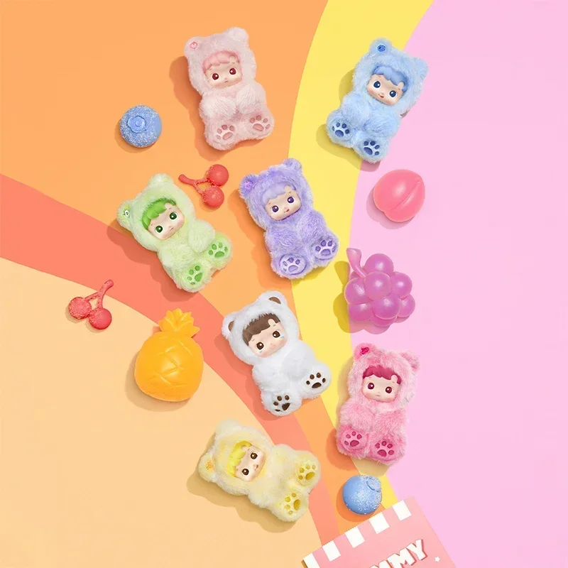 Pop mart hacipupu gummy bear series-виниловый плюшевый кулон - Фотография_2