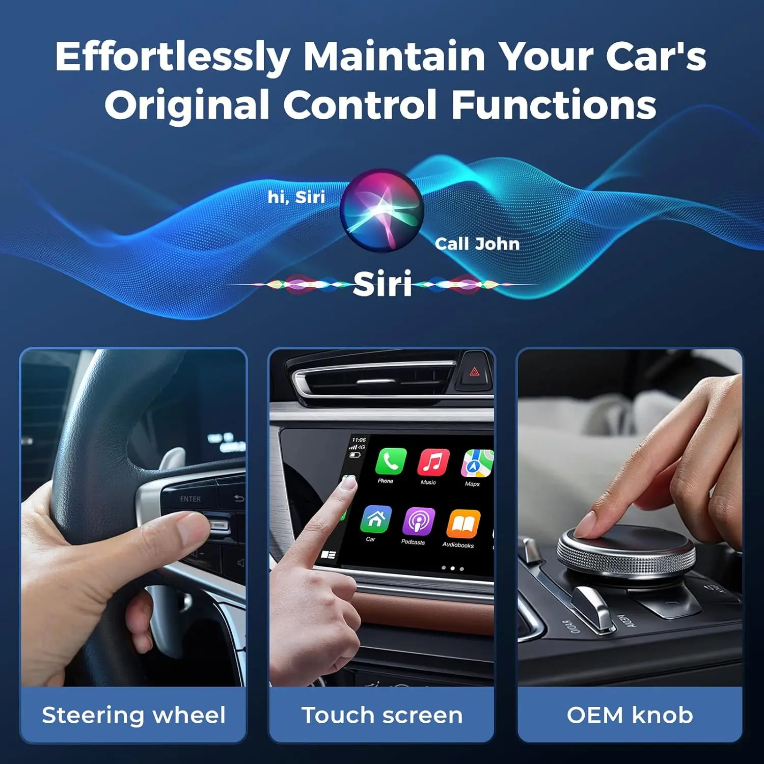 Беспроводной адаптер carplay для iphone адаптер apple carplay - Фотография_5