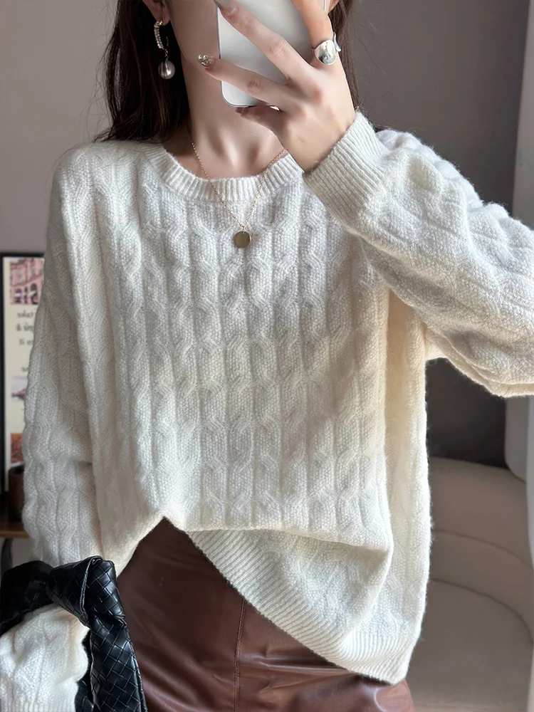 Модный свитер из 100% австралийской шерсти - Фотография_2