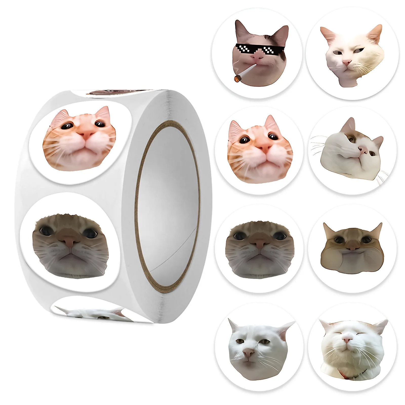 Наклейки с мультяшным котом - Фотография_2