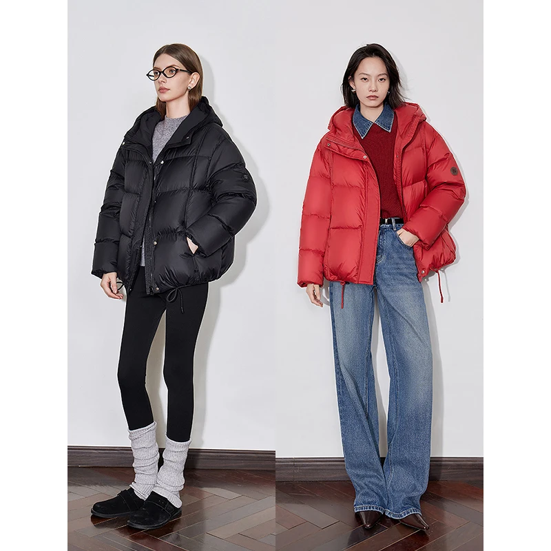 Toyouth женский пуховик с капюшоном 2024 - Фотография_5