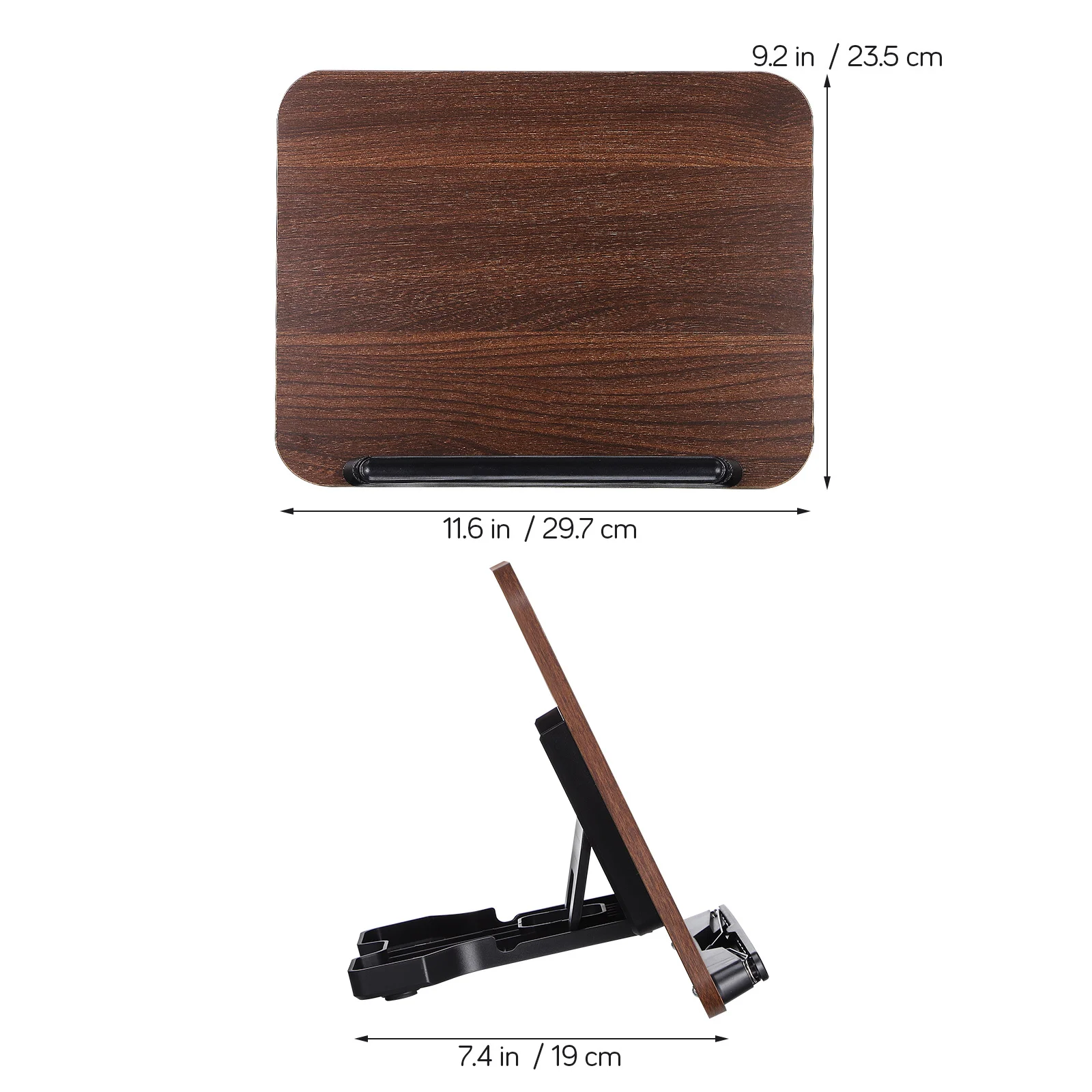 Регулируемая подставка для книг из орехового дерева - Фотография_5