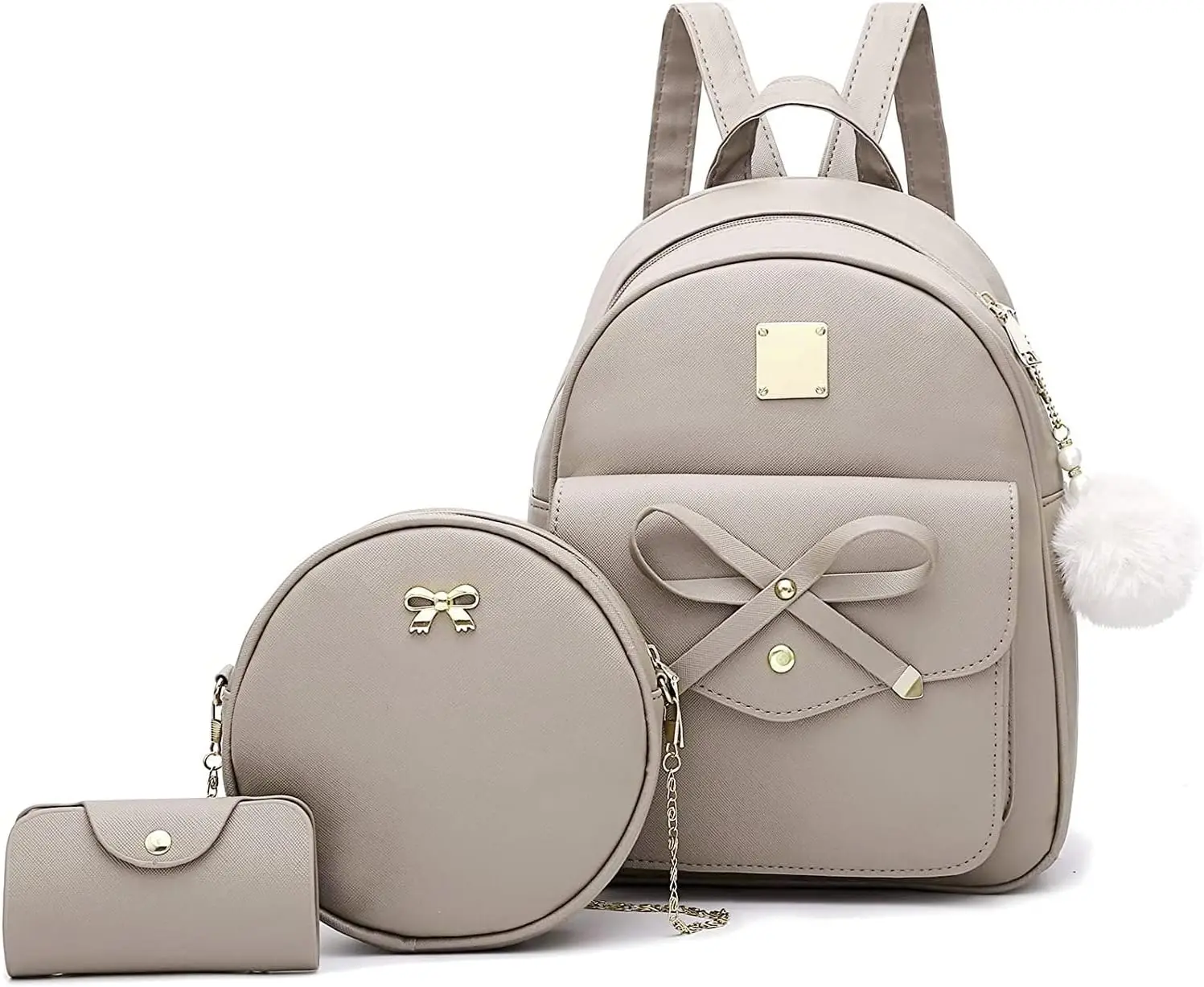 Мини-кожаный рюкзак aogist