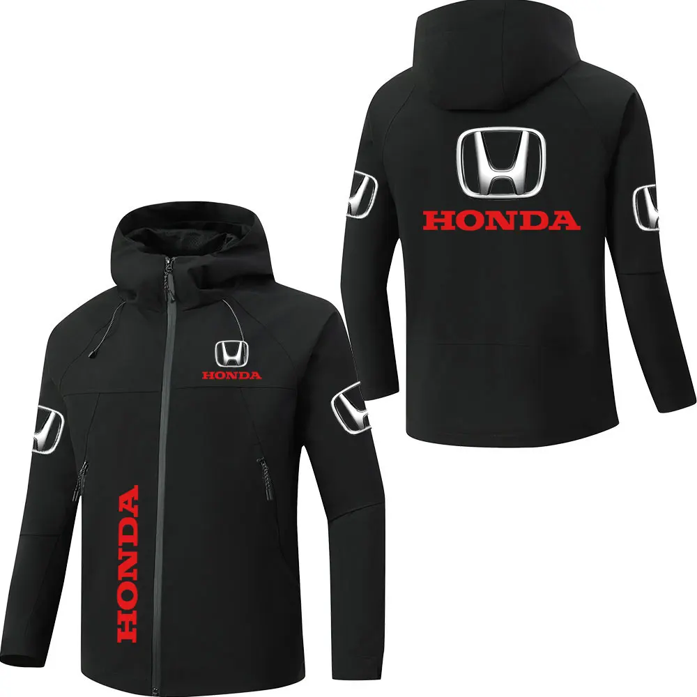 Осенне-зимняя одежда для гонок honda с принтом для мужчин и женщин