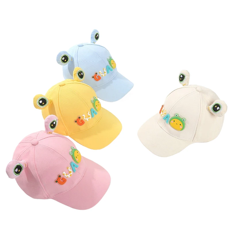 Цельный солнцезащитный козырек с ушками для мальчиков и девочек - Фотография_2