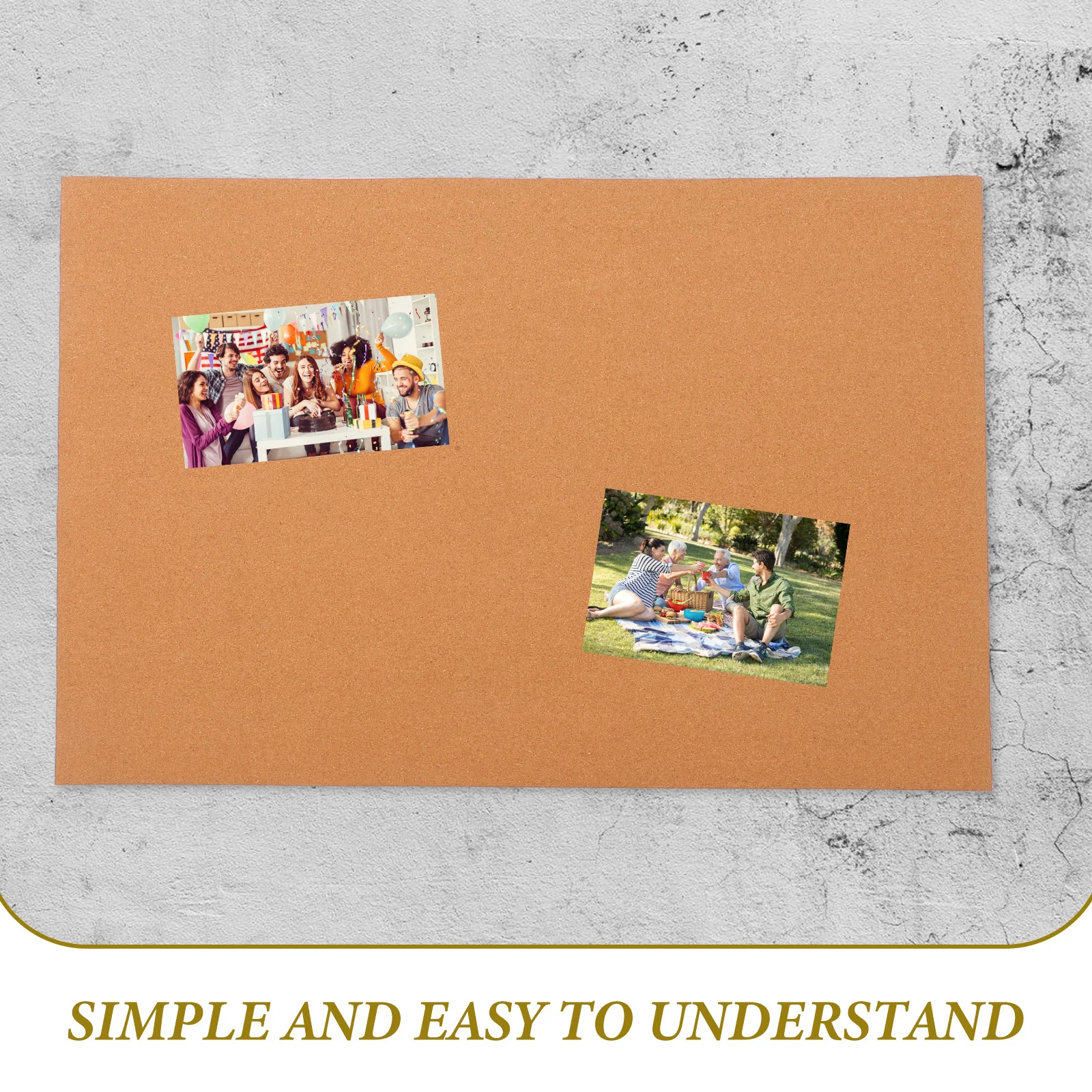 Большая пробковая доска объявлений с поверхностью для письма - Фотография_2