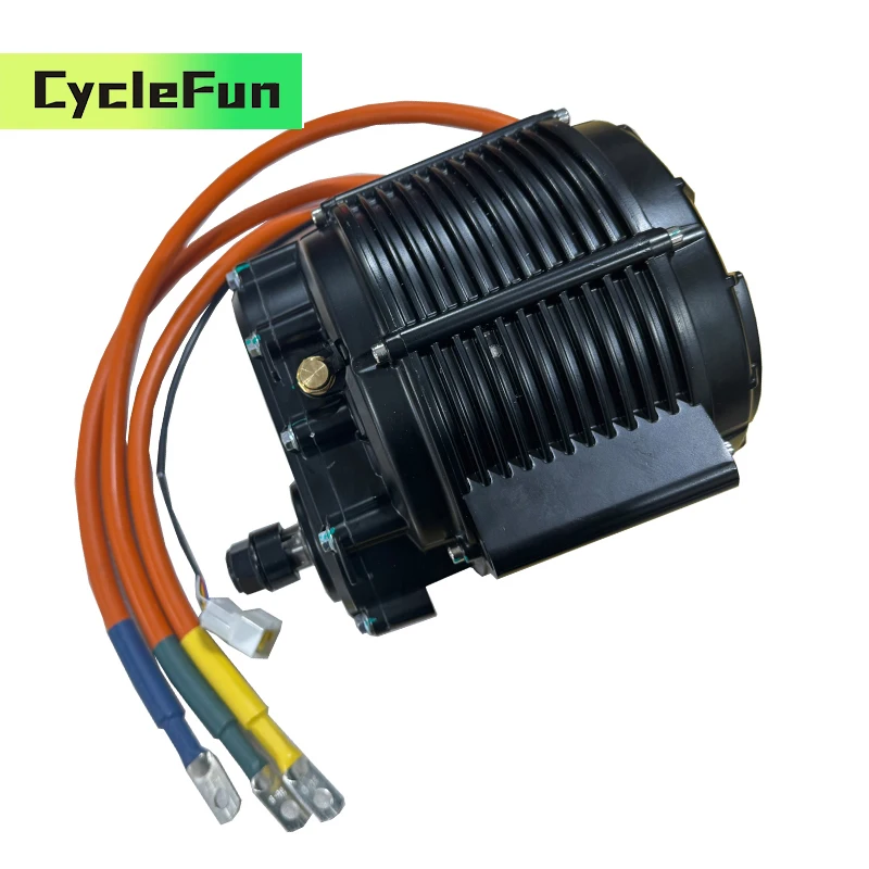 Qs165 60h 10kw v3 pmsm средний приводной двигатель с коробкой передач 1:2