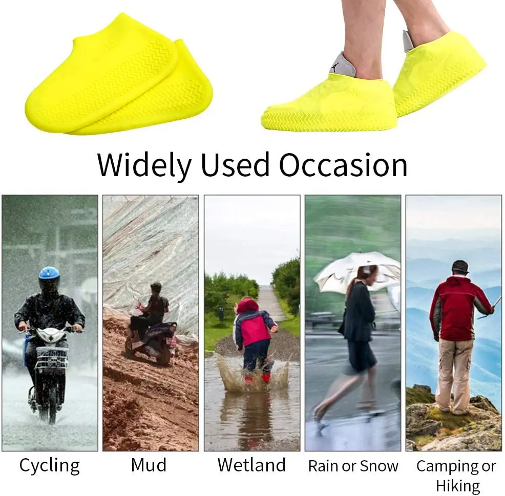 Силиконовые водонепроницаемые бахилы s/m/l - Фотография_6