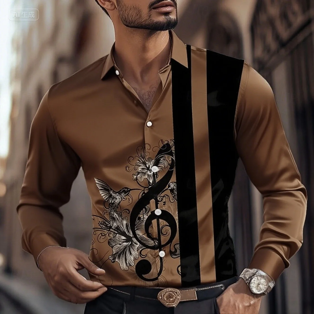 Мужская полосатая классическая - Фотография_4