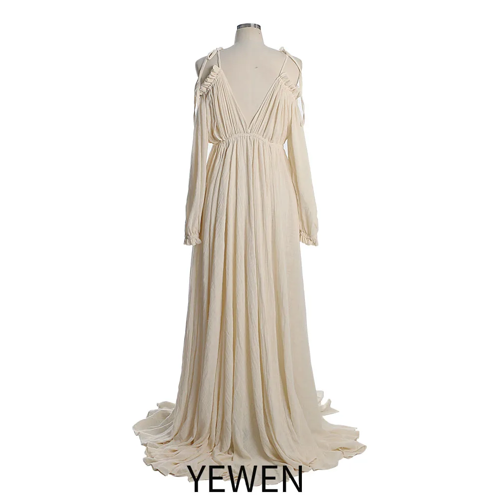 Платье для фотосессии в стиле бохо с регулируемой шеей - Фотография_2