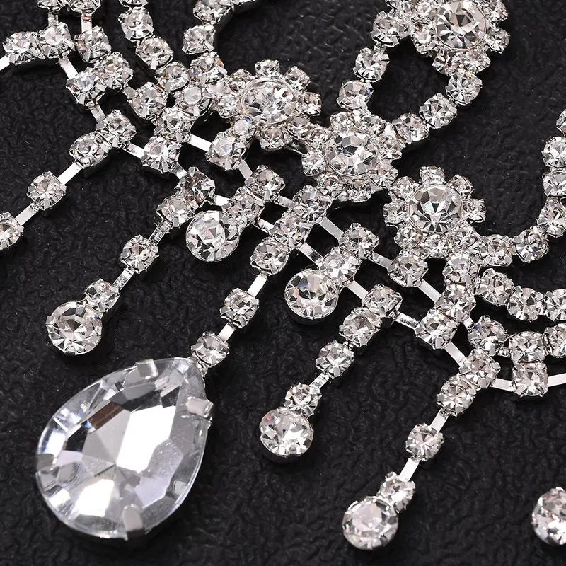 Hq роскошные украшения для волос со стразами для женщин - Фотография_4