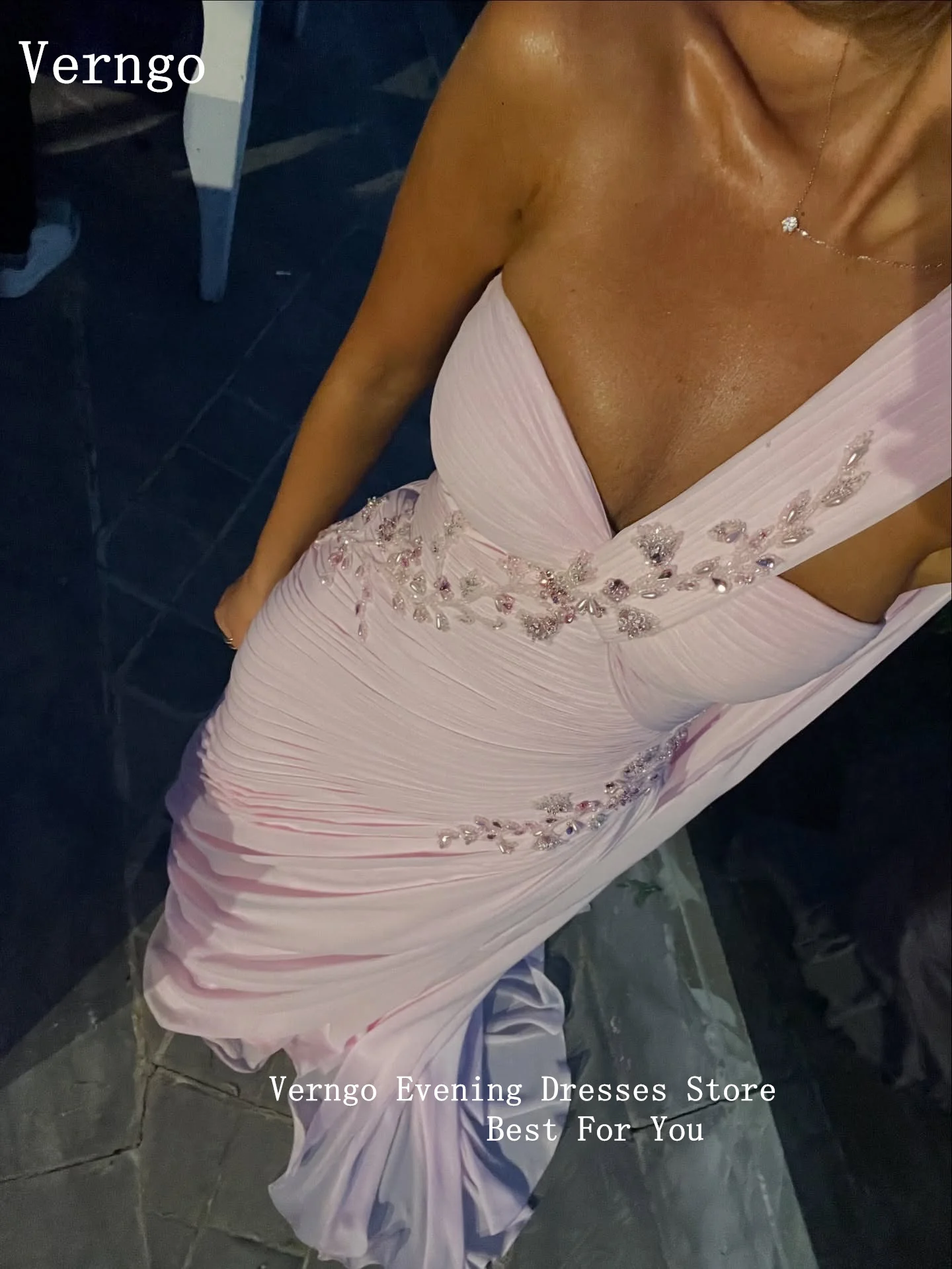 Verngo розовые блестящие бисерные - Фотография_2