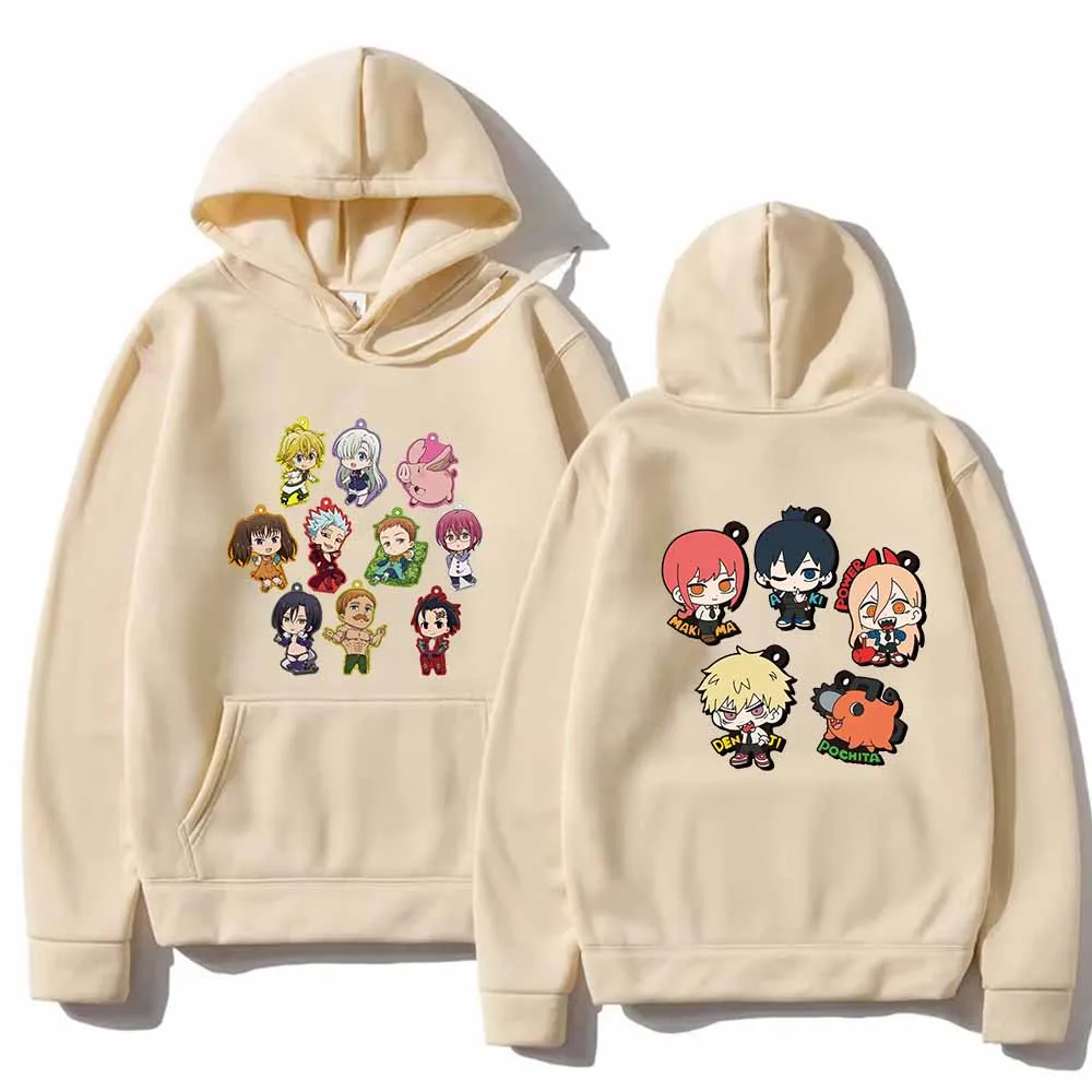 Толстовки с капюшоном в стиле аниме nanatsu no taizai