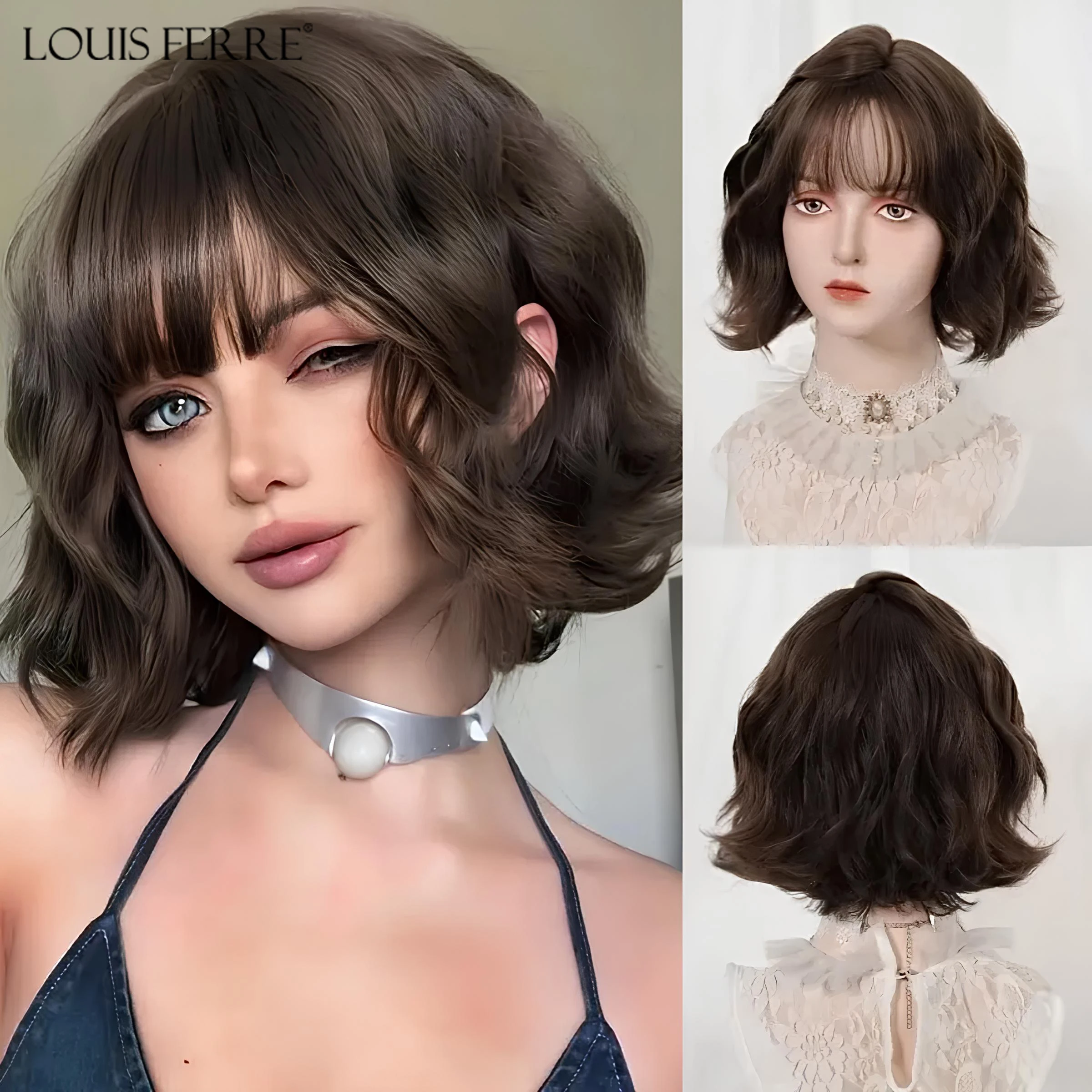 Louis ferre коричневые волнистые
