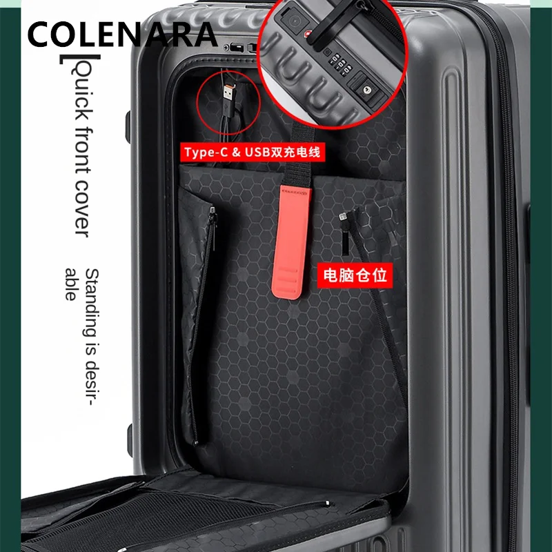 Чемодан colenara с зарядкой через usb - Фотография_2