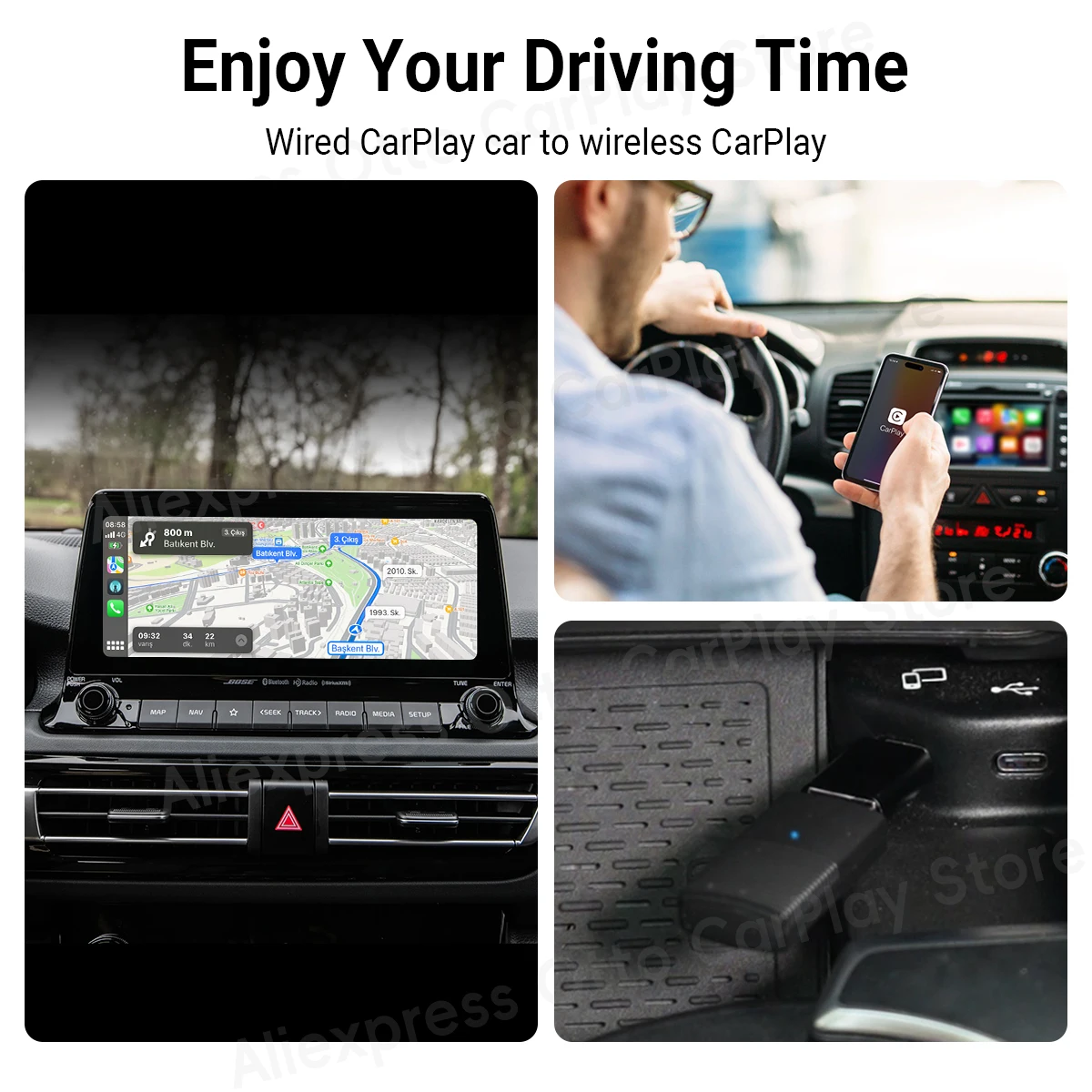 Беспроводной адаптер carplay для - Фотография_3