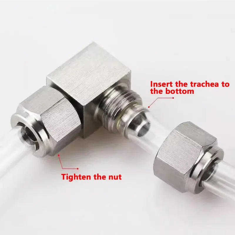 Медные никелевые пневматические фонарики kpe pm pu pv для шланга - Фотография_5