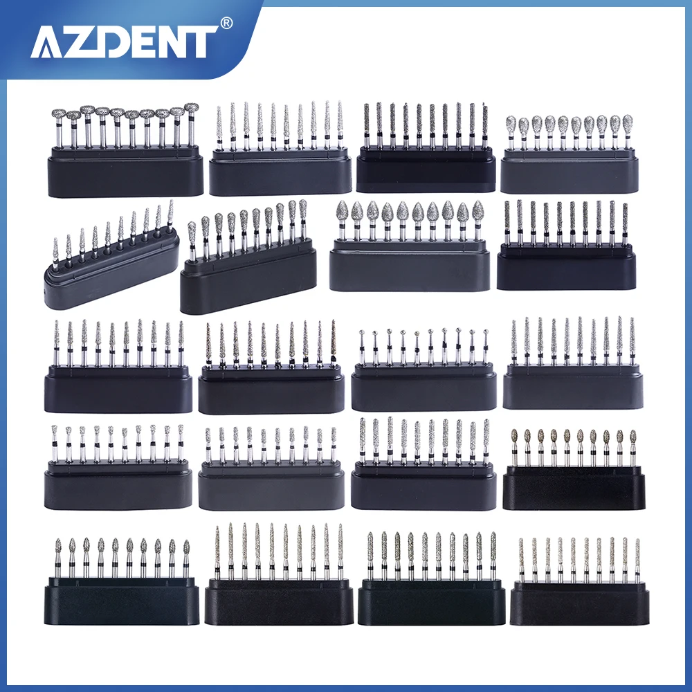 Зубные алмазные буры azdent