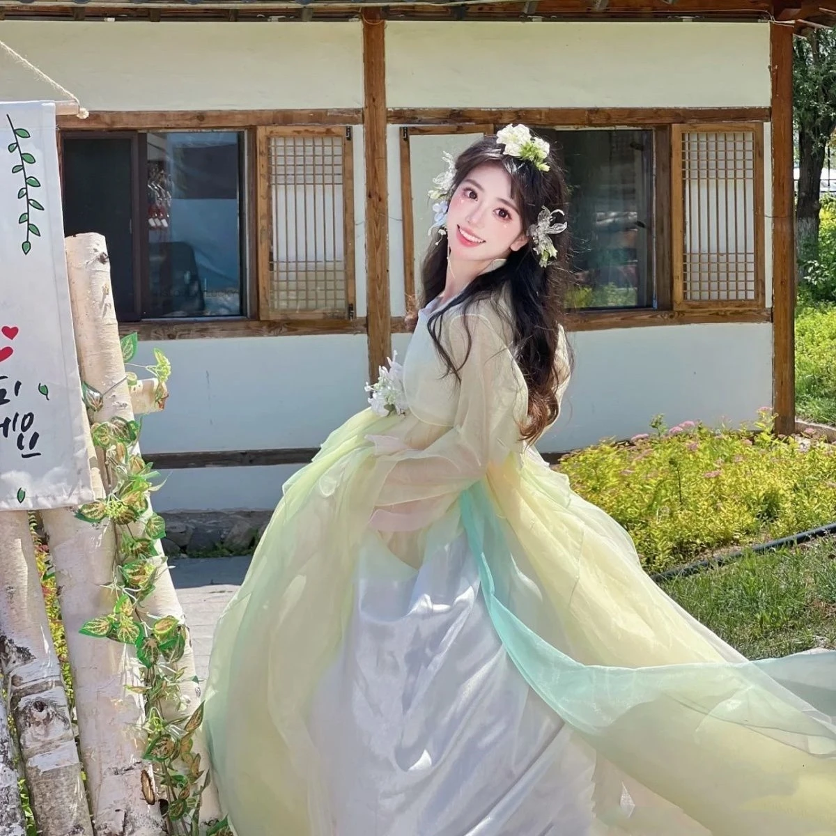 Корейская женская новая стильная традиционная корейская одежда