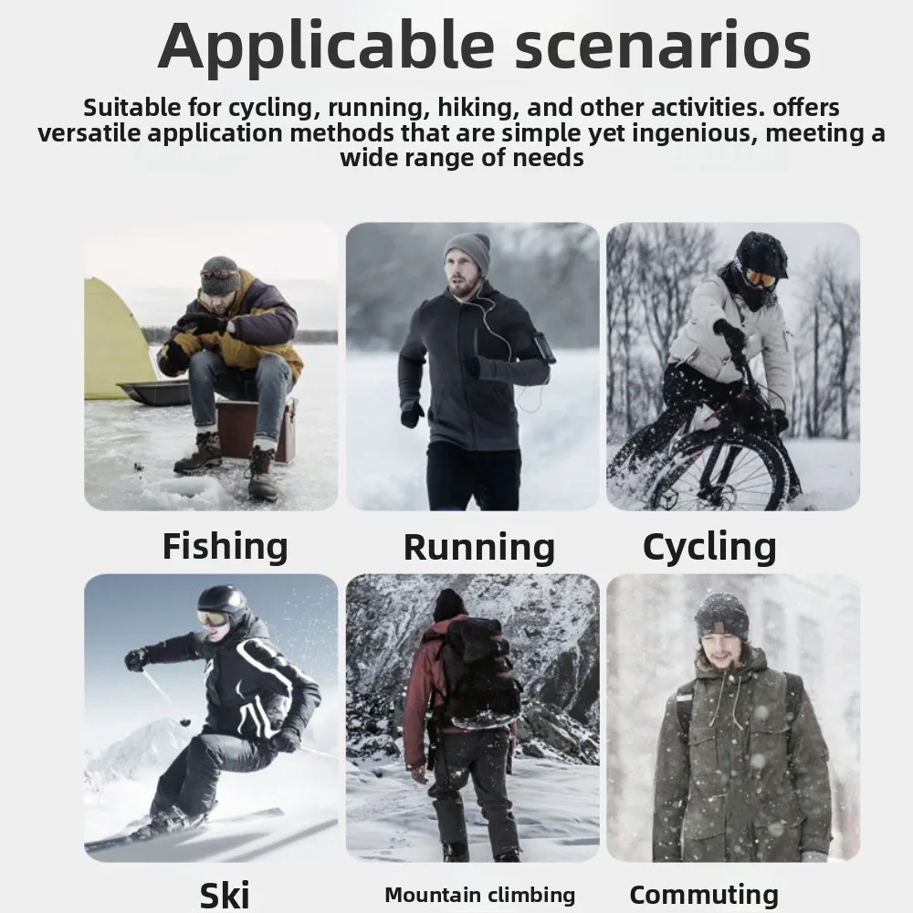 Флисовые зимние шапки для бега - Фотография_3