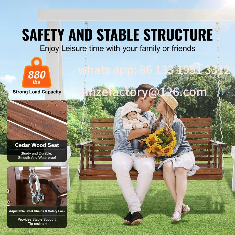 Настраиваемые деревянные качели для крыльца - Фотография_2