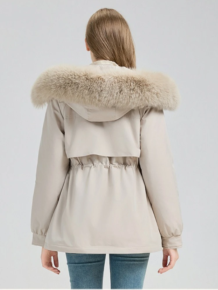 Высококачественная женская зимняя теплая хлопковая куртка - Фотография_6