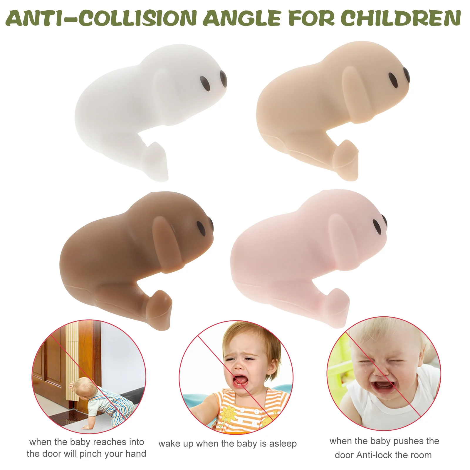 Силиконовые защитные уголки для детского стола