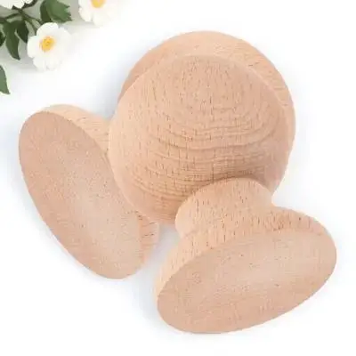 Шариковый наконечник из цельного дерева для мебели