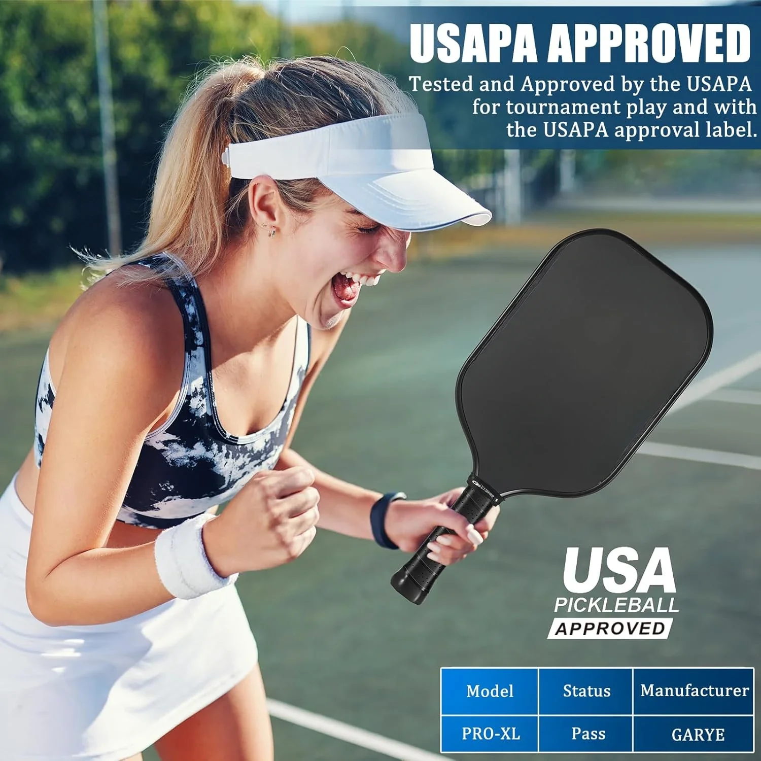 T700 pickleball paddle термоформованное - Фотография_3