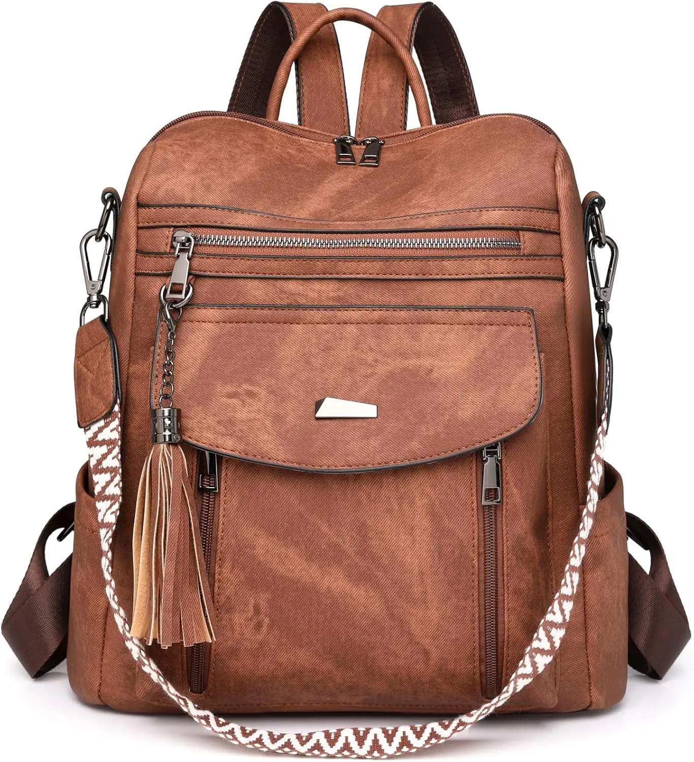 Женский рюкзак из искусственной кожи |   модная женская сумка с кисточками