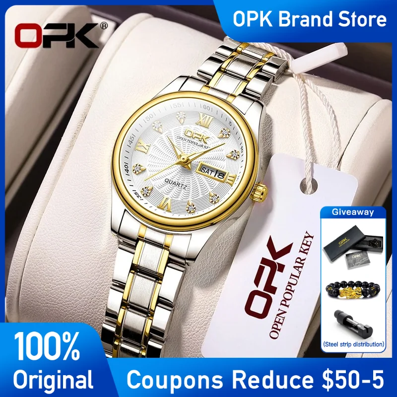 Opk 8103 женские часы модные роскошные