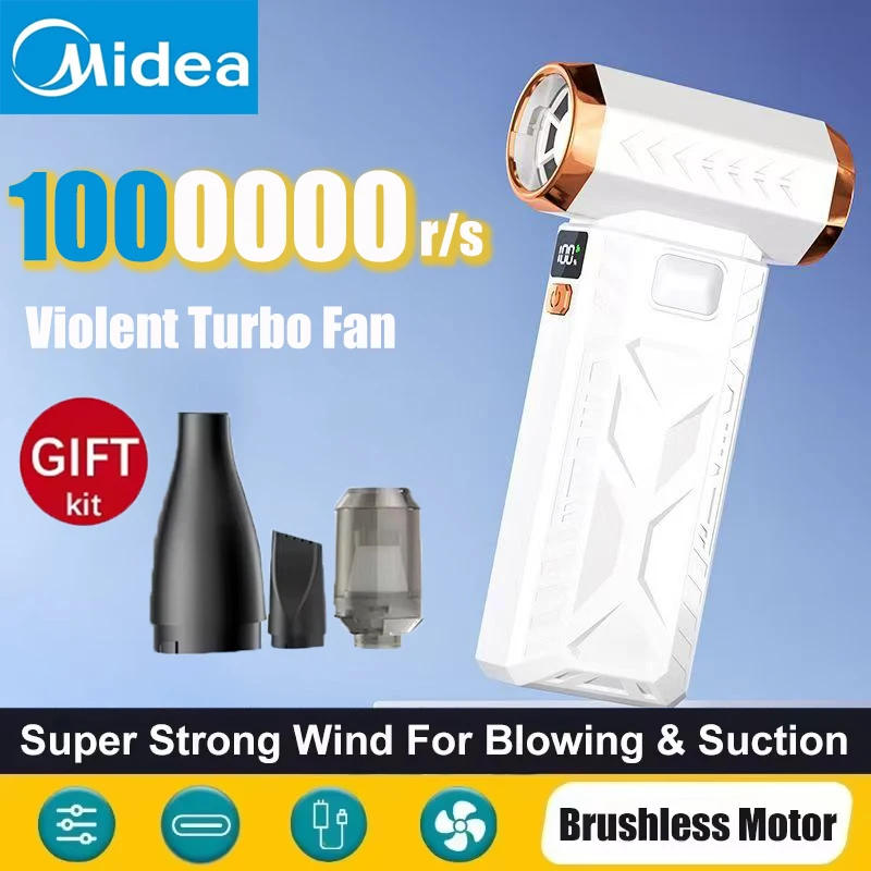 Вентилятор midea violent 1000000 об/мин 2 в 1 - Фотография_2