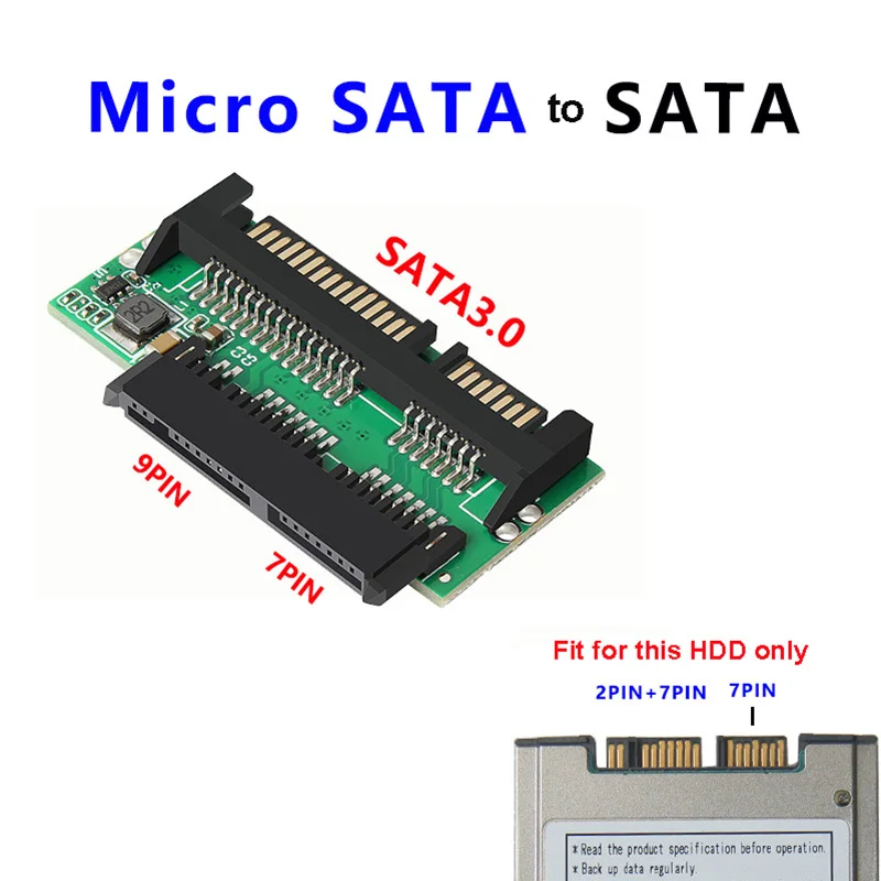 Переходник с micro sata на sata 1 - Фотография_2
