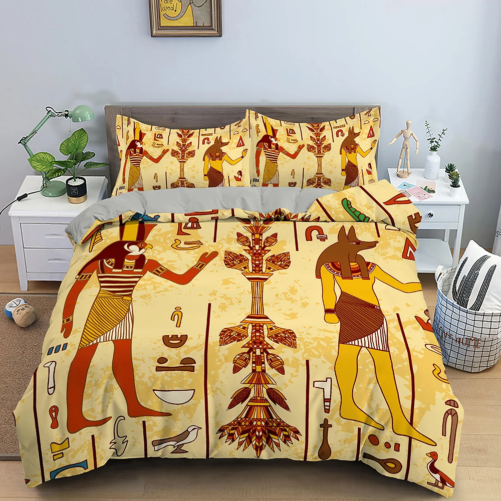 Egyptian bedding set ancient egypt - Фотография_5