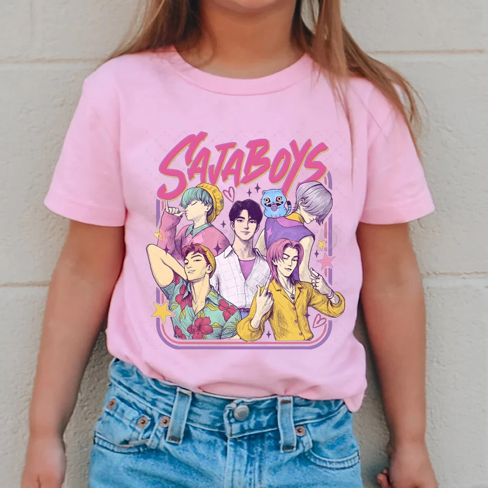 Милые футболки с рисунком мультфильма для мальчиков и девочек