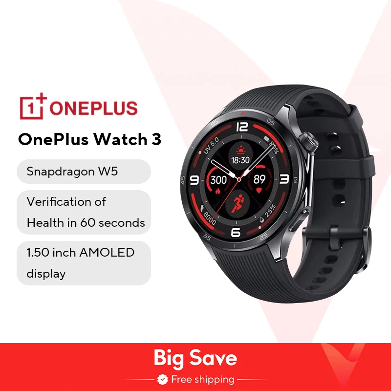 Глобальная версия oneplus watch 3