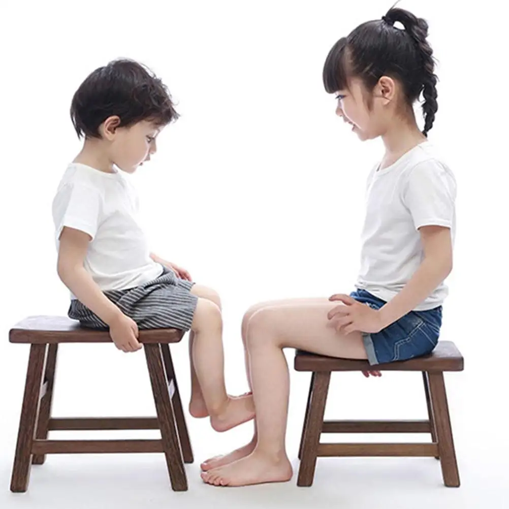 Деревянный низкий табурет 21 см - Фотография_3