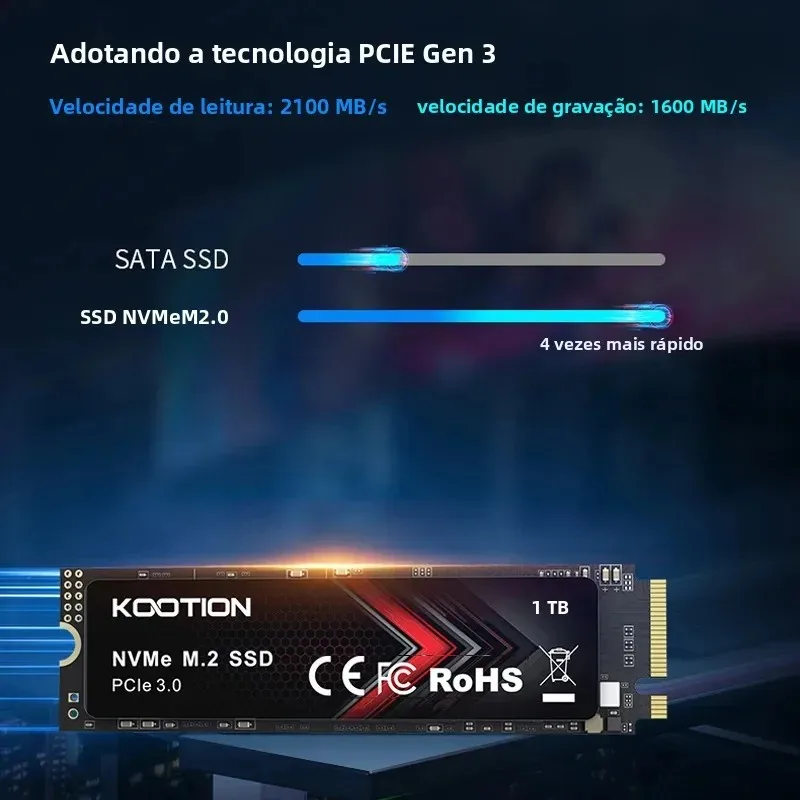 Kootion x15lite pcie m2 ssd nvme m - Фотография_3