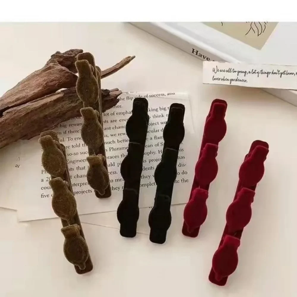 Элегантные бархатные заколки для женщин - Фотография_4