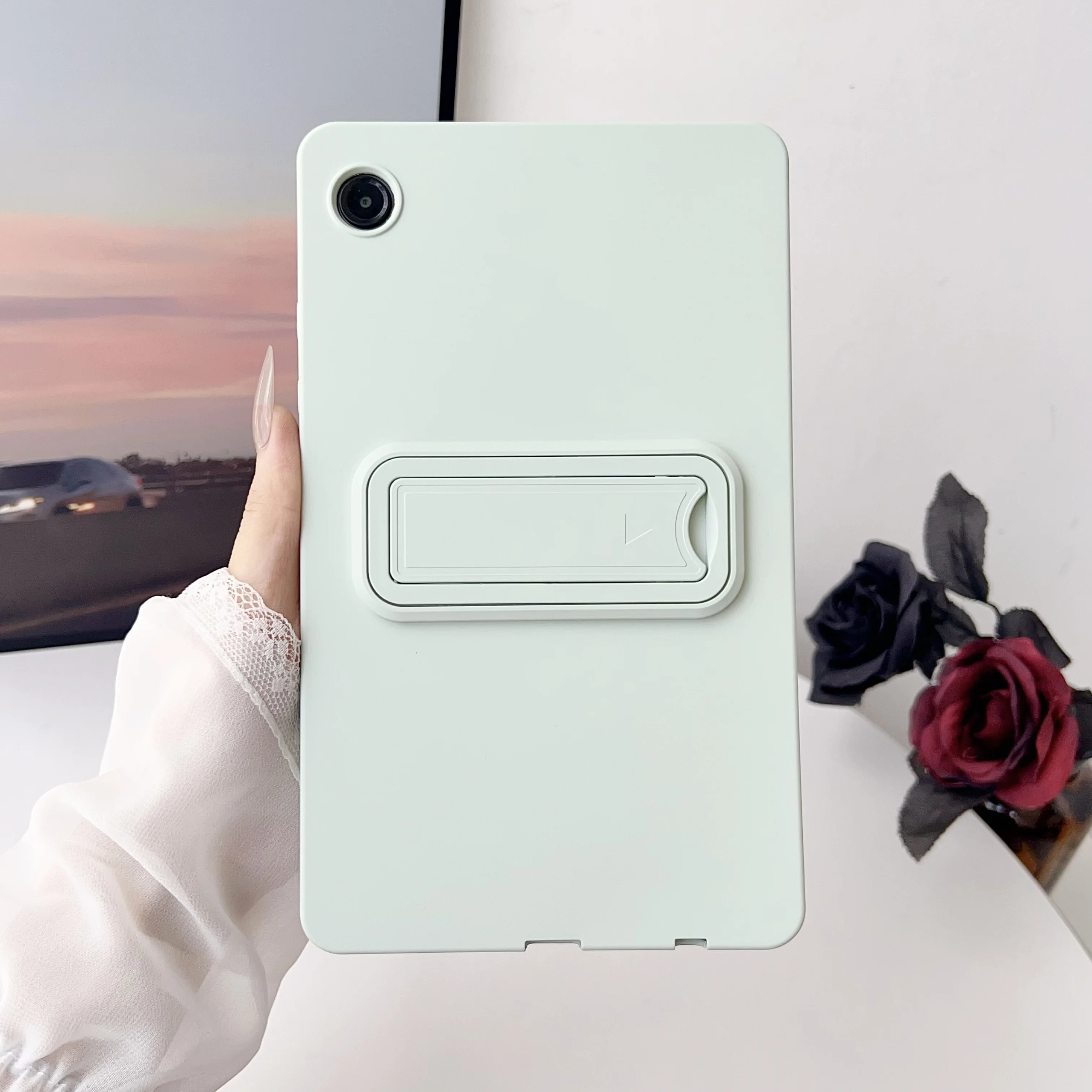 Жесткий держатель для планшета с подставкой для samsung galaxy tab a9 2023