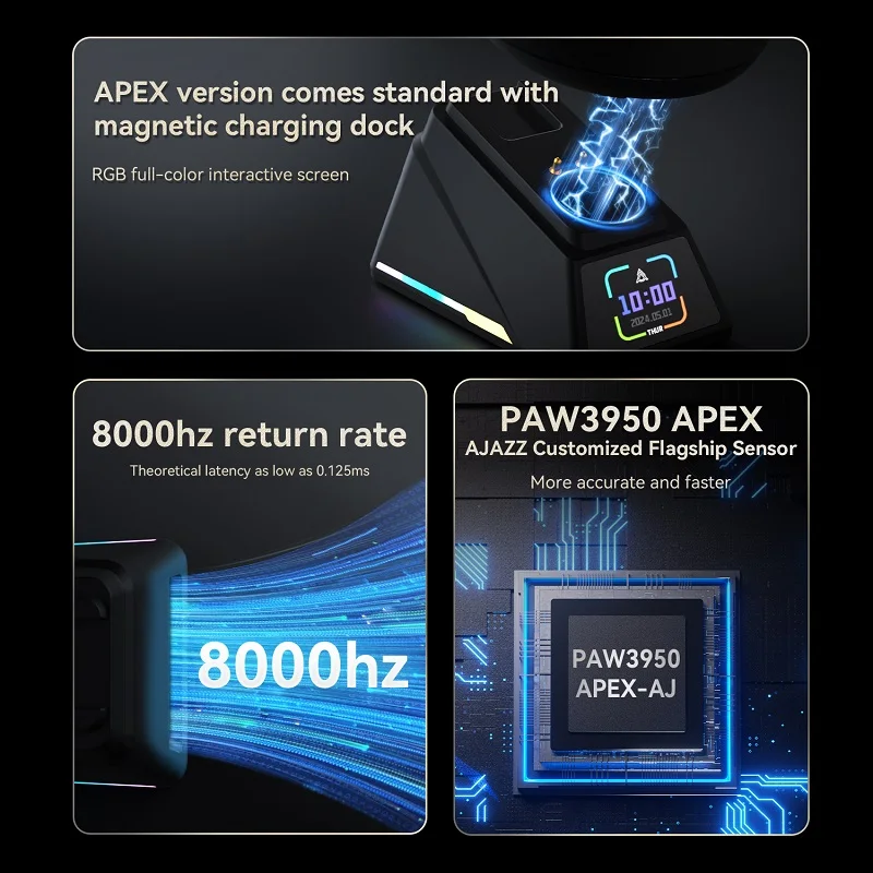 Беспроводная игровая мышь ajazz - Фотография_2