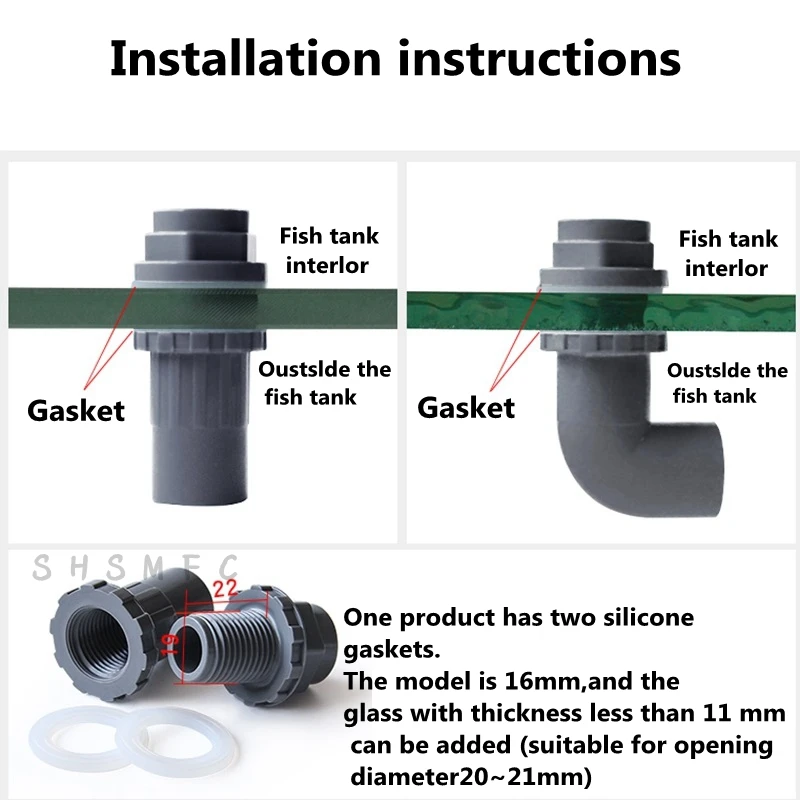 16 мм серые фитинги для труб из пвх - Фотография_6