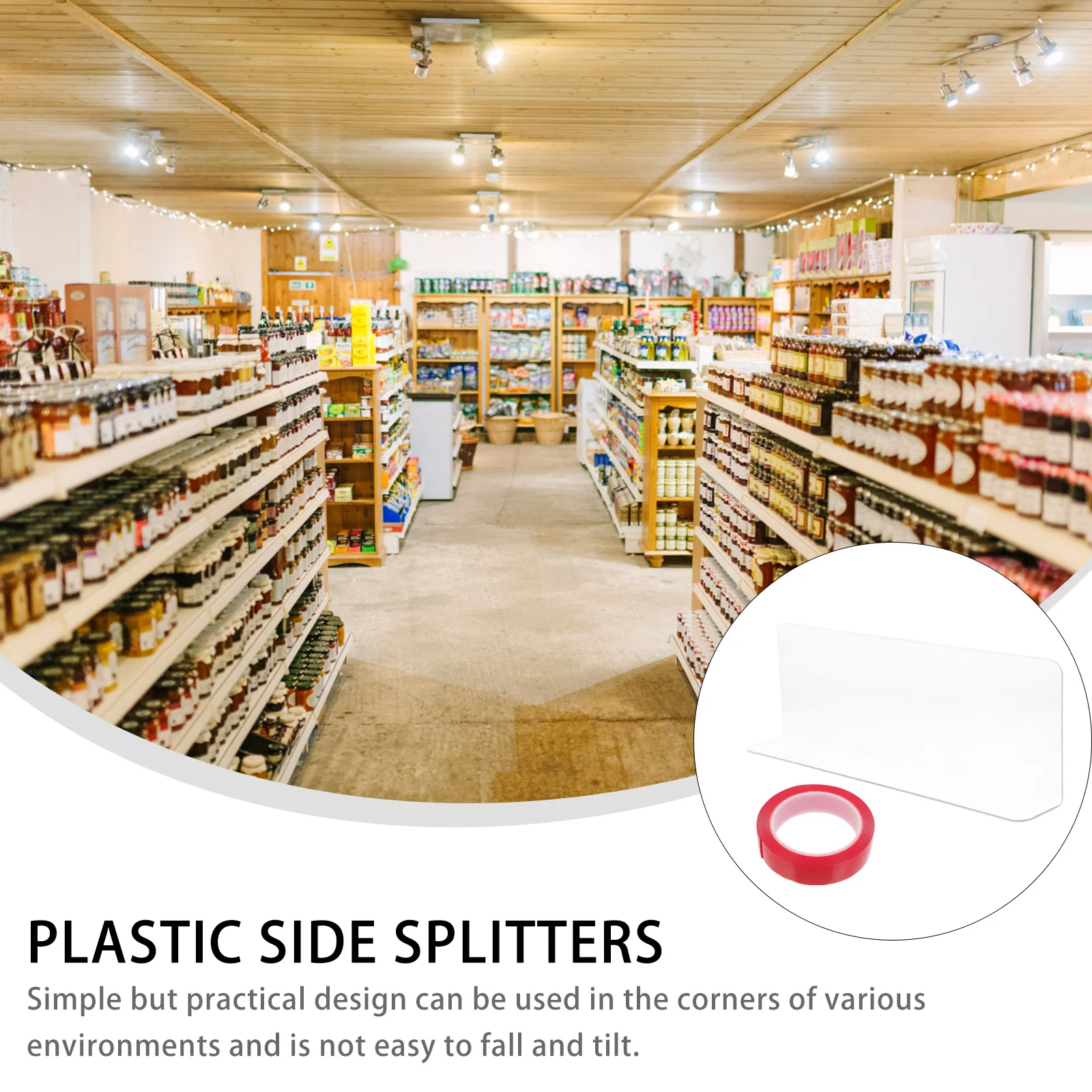 Пластиковый разделитель для полки