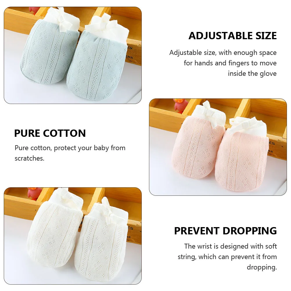 4 пары детских перчаток против царапин - Фотография_2