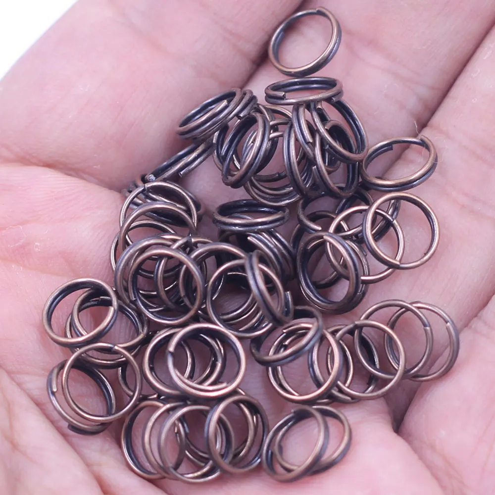 Круглые двойные петли из медного тона - Фотография_2