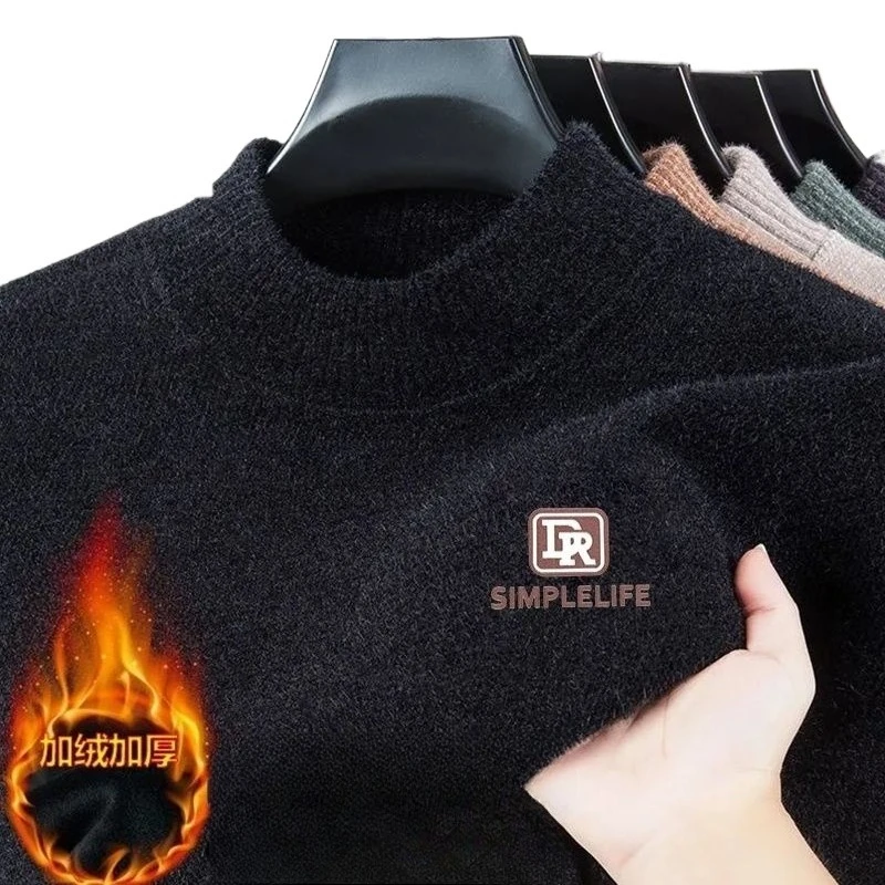 Мужской толстый свитер с принтом - Фотография_2