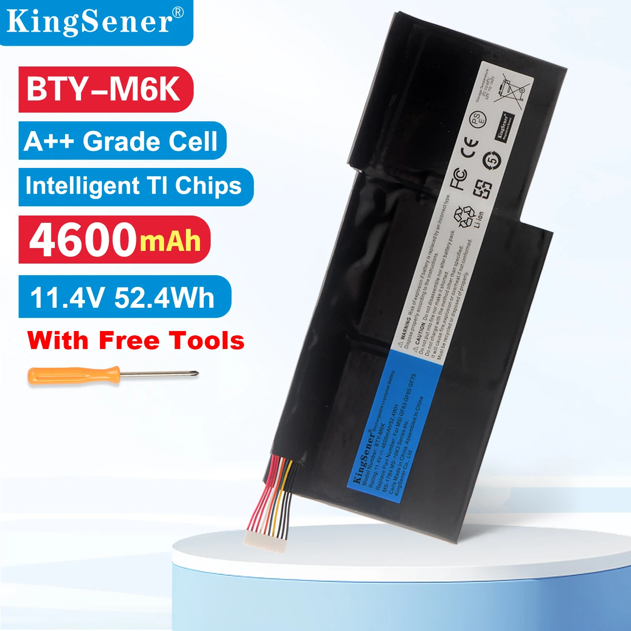 Kingsener bty-m6k аккумулятор для