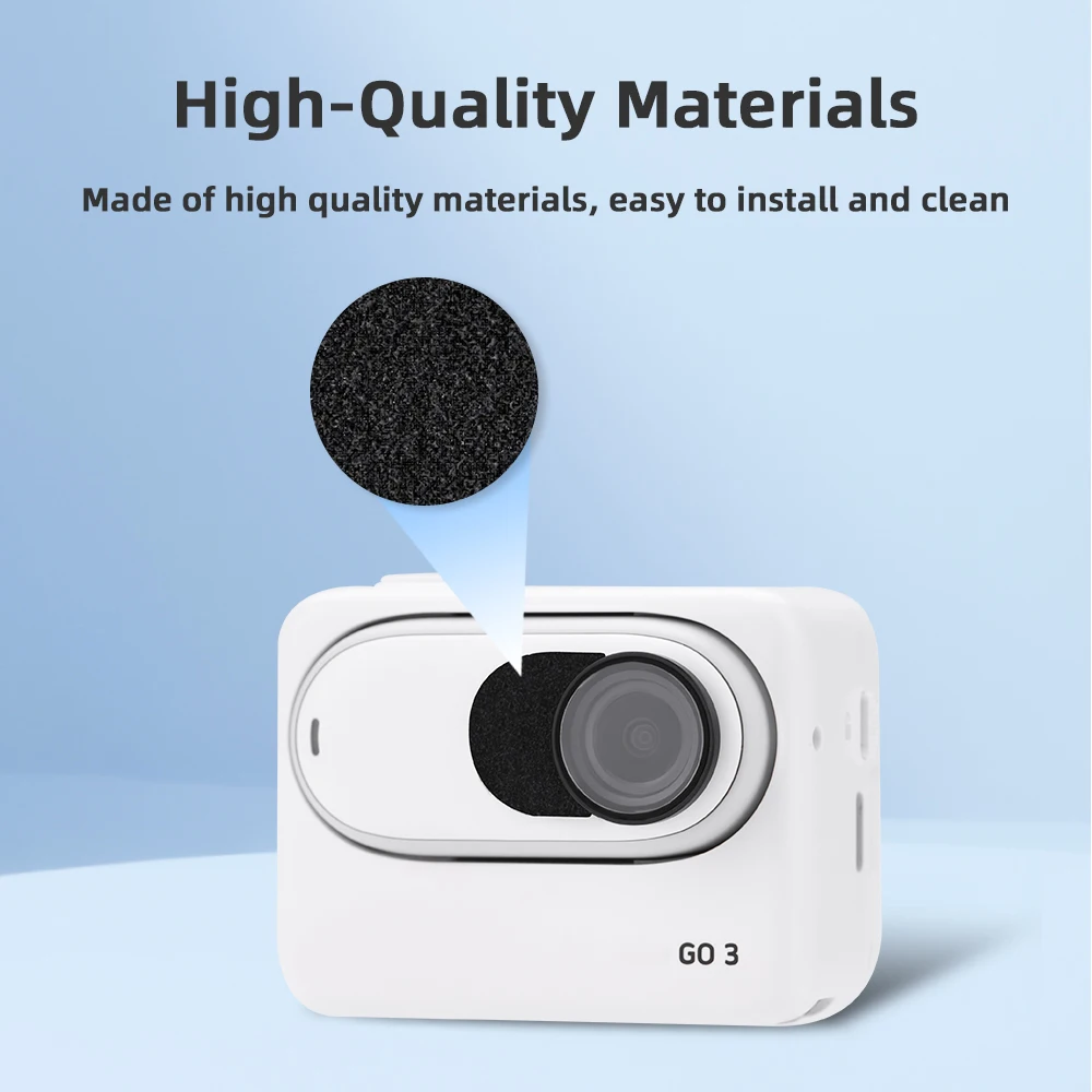 Микрофон, ветрозащитный хлопковый аудиокомплект для insta360 go 3/3s - Фотография_5