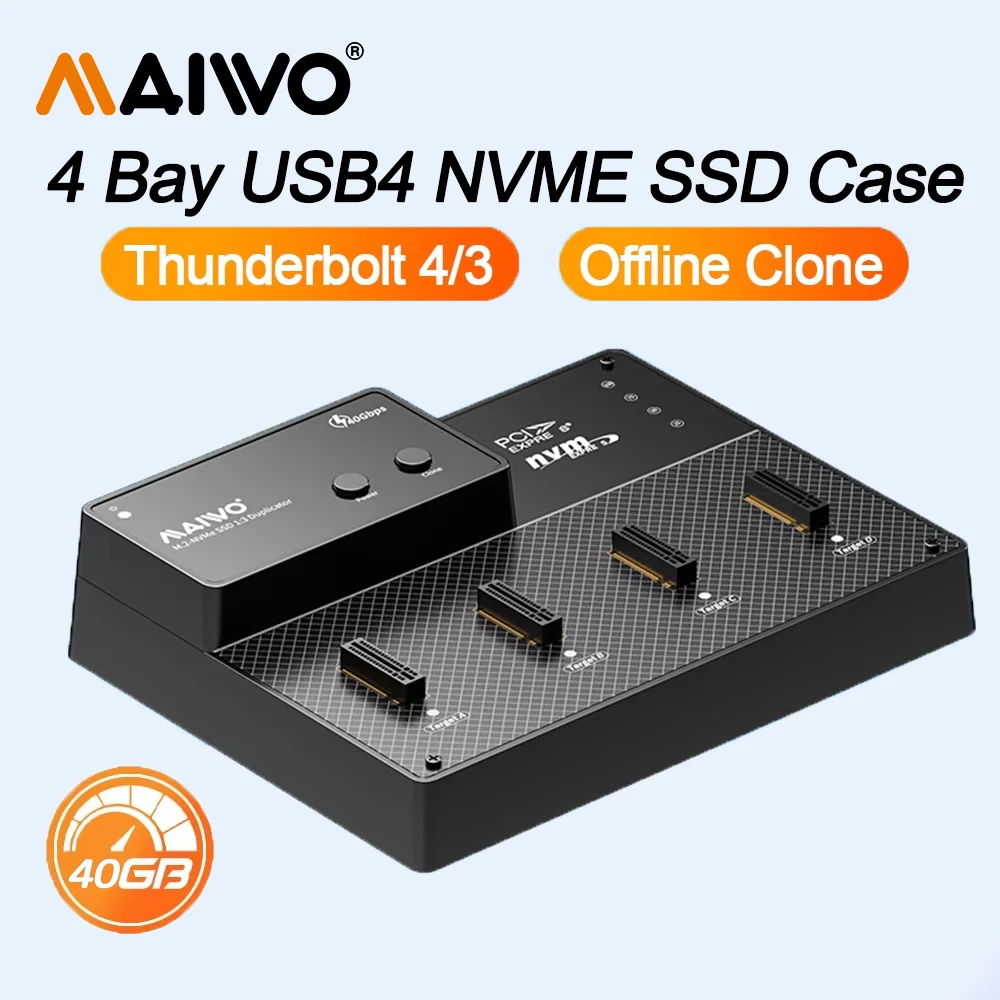 Maiwo 4-bay thunderbolt 4/3 m