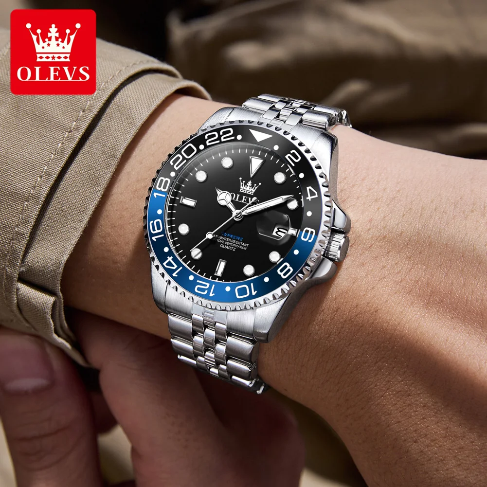 Часы olevs 5657, оригинальные модные - Фотография_2